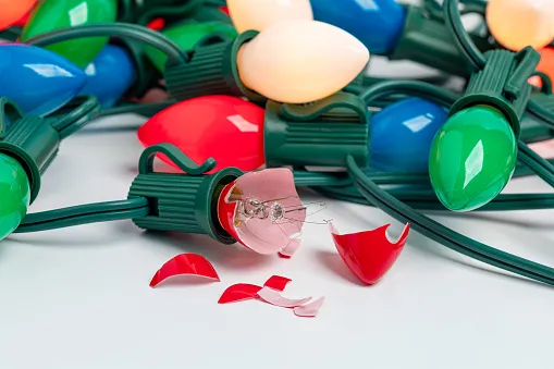 Broken Christmas lights