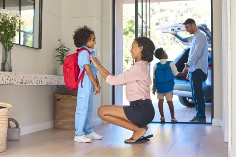 children-preparing-for-first-day-of-school