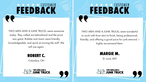 A customer testimonial, grateful for more space!