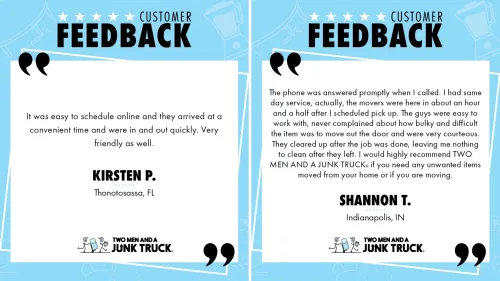 A customer testimonial, grateful for more space!
