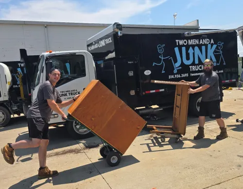 Junk Haulers carrying furniture