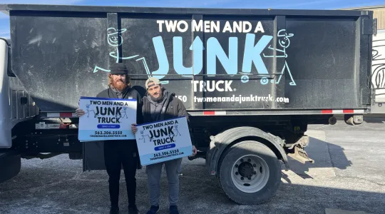 davenport junk removal truck