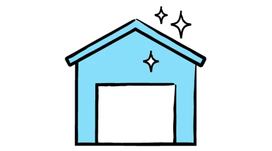 residential home cleanout services icon