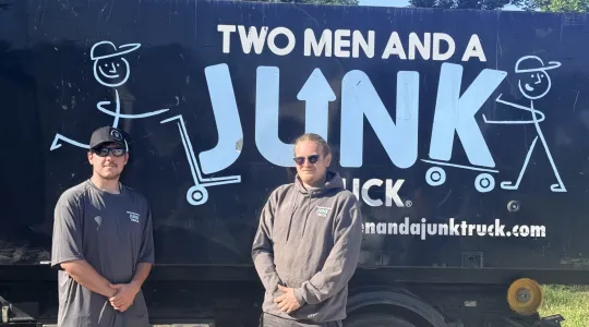 two men and a junk truck in crossville tn