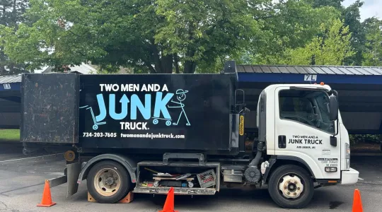 Junk Removal Truck parked
